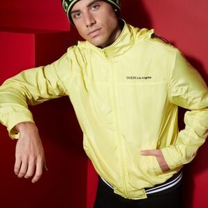 NEW GUESS Payton Hooded Men's Windbreaker SZ XXL